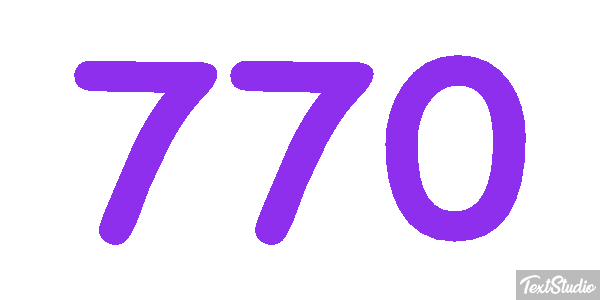770 Efekt tekstowy