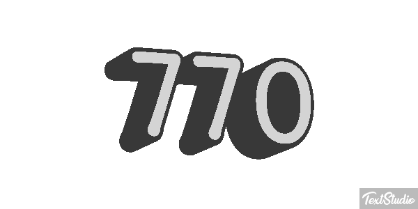 770 Efekt tekstowy