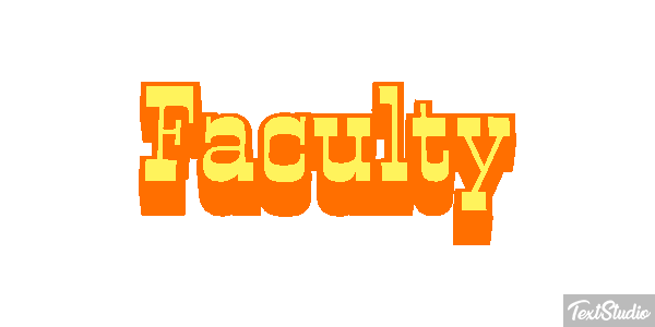Faculty Effetto testo
