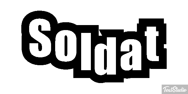 Soldat Текстовый эффект