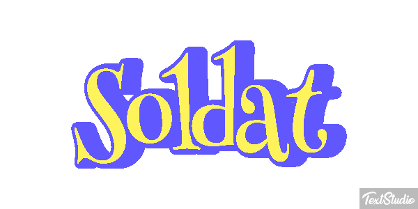 Soldat Текстовый эффект