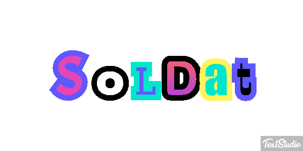 Soldat Текстовый эффект