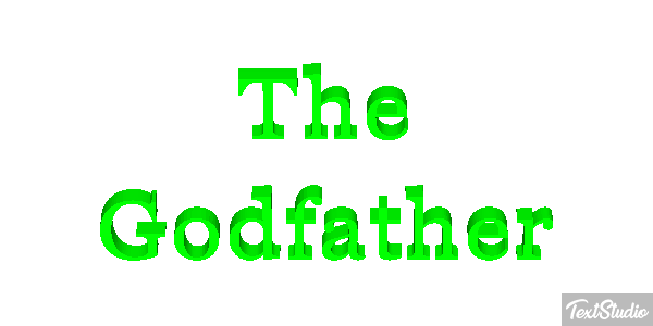 The Godfather Texteffekt