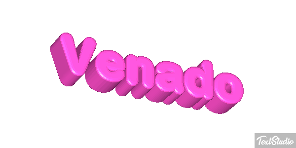 Venado Efecto de texto