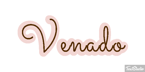 Venado Efecto de texto
