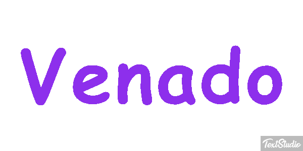 Venado Efecto de texto
