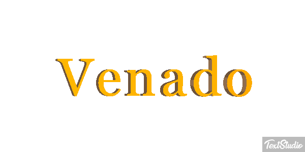 Venado Efecto de texto