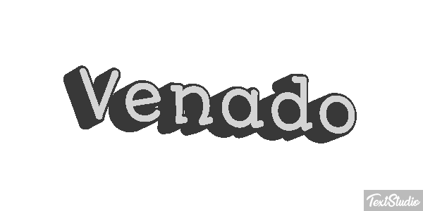 Venado Efecto de texto