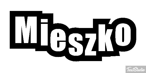 Mieszko Efeito do texto