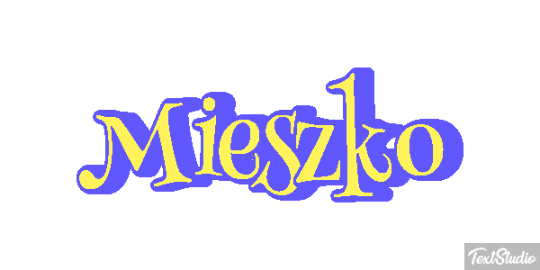 Mieszko Efeito do texto