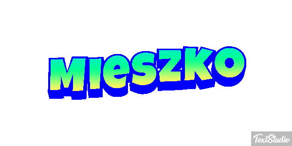 Mieszko Efeito do texto