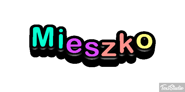 Mieszko Efeito do texto