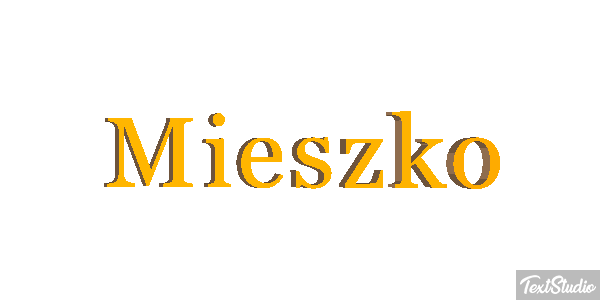 Mieszko Efeito do texto
