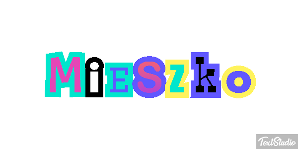 Mieszko Efeito do texto