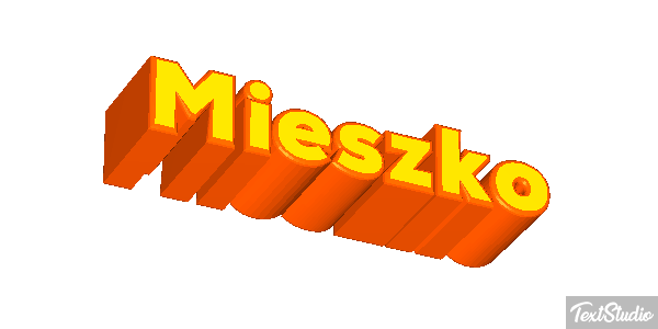 Mieszko Efeito do texto