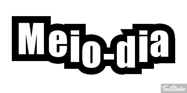 Meio-dia Efeito do texto