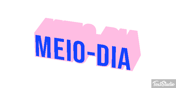 Meio-dia Efeito do texto