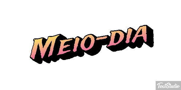 Meio-dia Efeito do texto