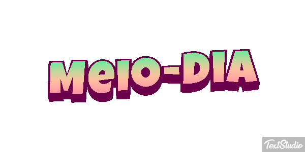 Meio-dia Efeito do texto