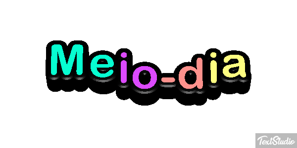 Meio-dia Efeito do texto