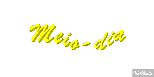 Meio-dia Efeito do texto