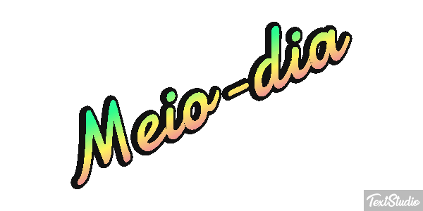 Meio-dia Efeito do texto