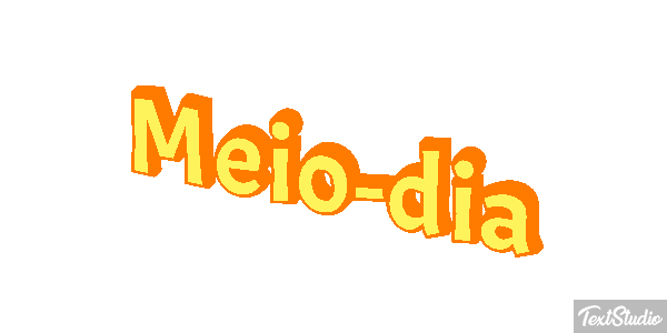 Meio-dia Efeito do texto