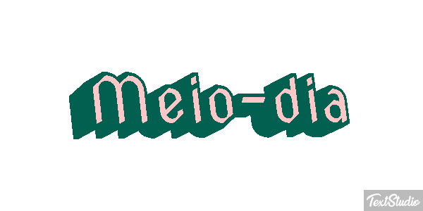 Meio-dia Efeito do texto