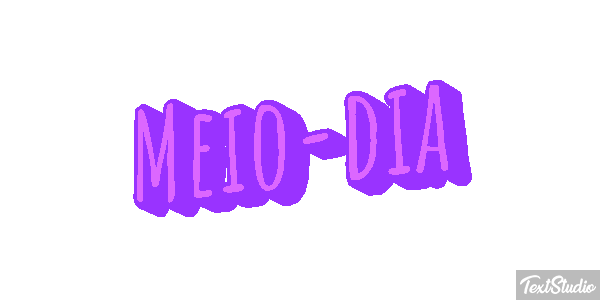 Meio-dia Efeito do texto