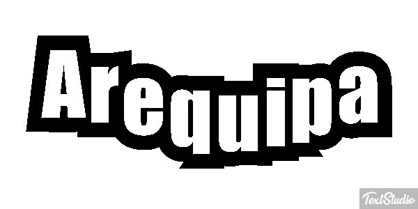 Arequipa Efecto de texto