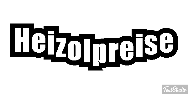 Heizölpreise Efeito do texto
