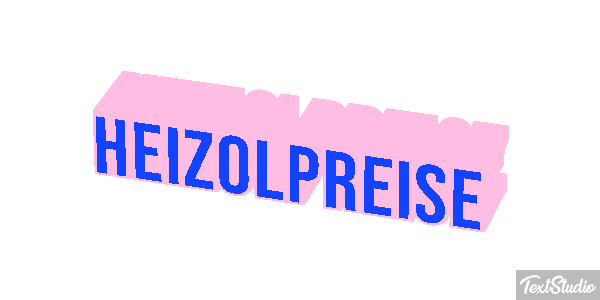 Heizölpreise Efeito do texto
