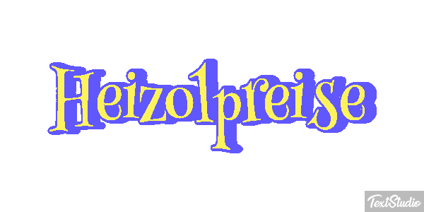 Heizölpreise Efeito do texto
