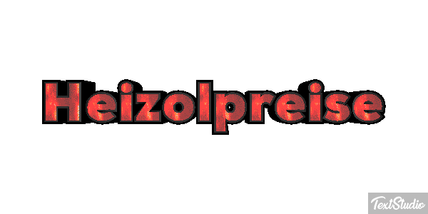 Heizölpreise Efeito do texto