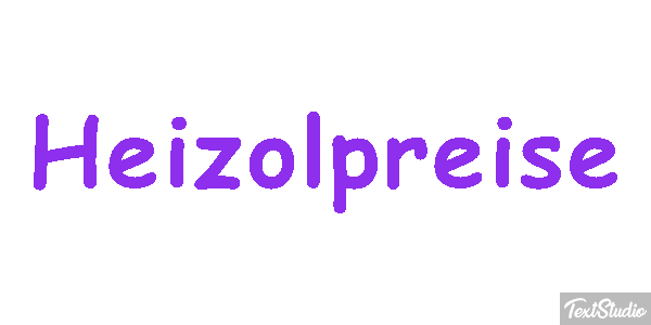 Heizölpreise Efeito do texto