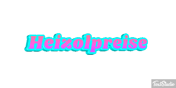Heizölpreise Efeito do texto