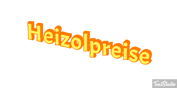 Heizölpreise Efeito do texto