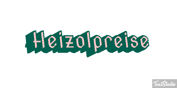 Heizölpreise Efeito do texto