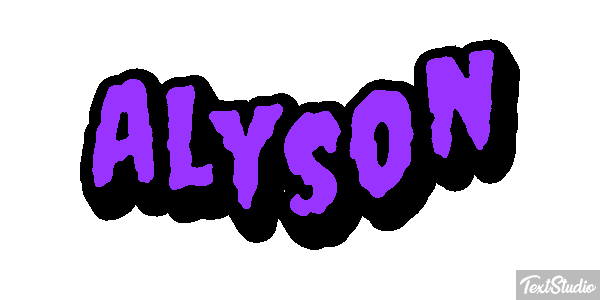 Alyson Effetto testo