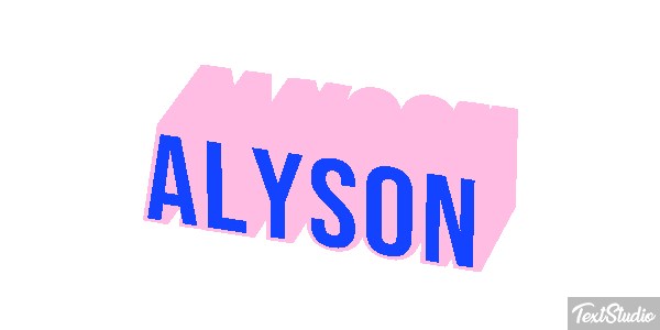 Alyson Effetto testo