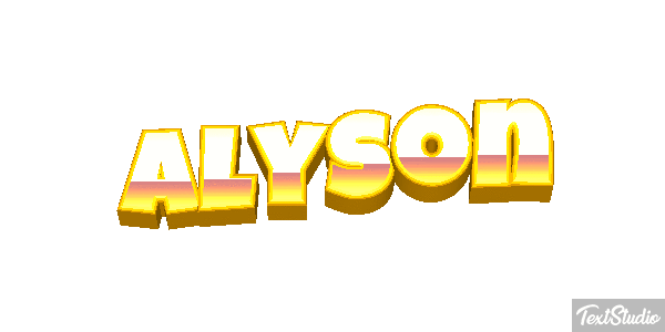 Alyson Effetto testo