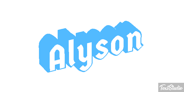 Alyson Effetto testo