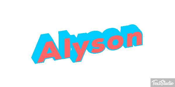 Alyson Effetto testo