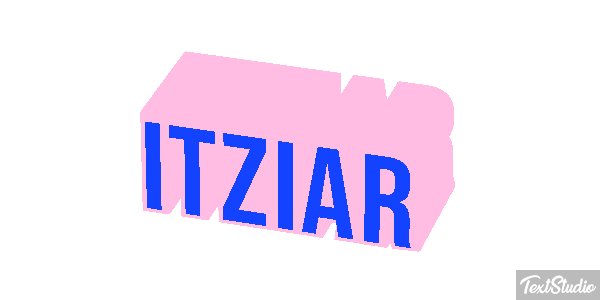 Itziar Efecto de texto