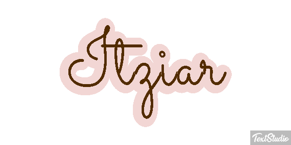 Itziar Efecto de texto