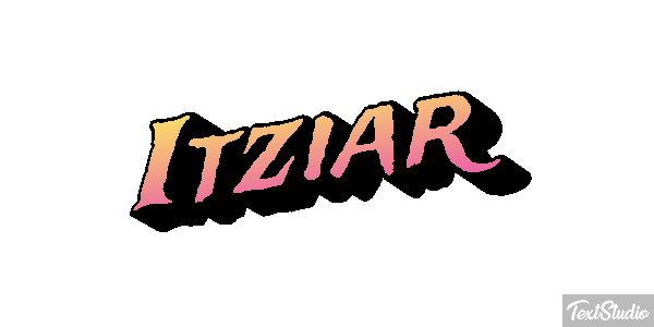 Itziar Efecto de texto