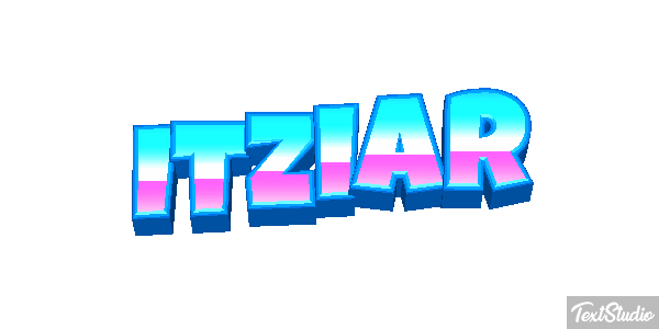 Itziar Efecto de texto