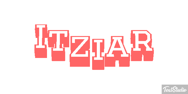 Itziar Efecto de texto