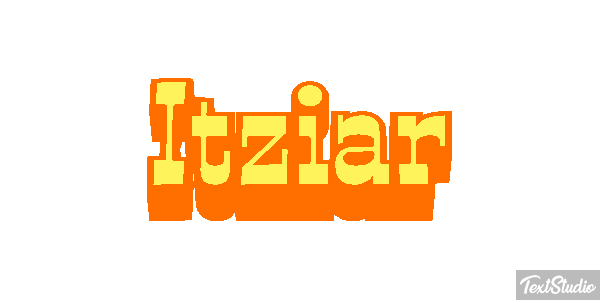 Itziar Efecto de texto