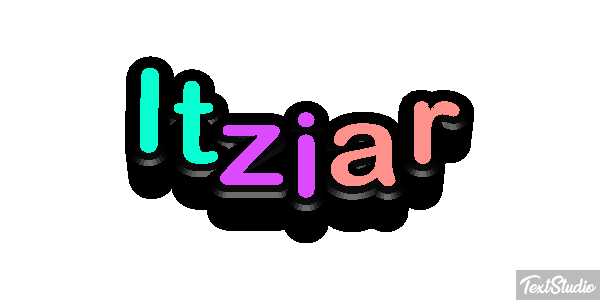 Itziar Efecto de texto